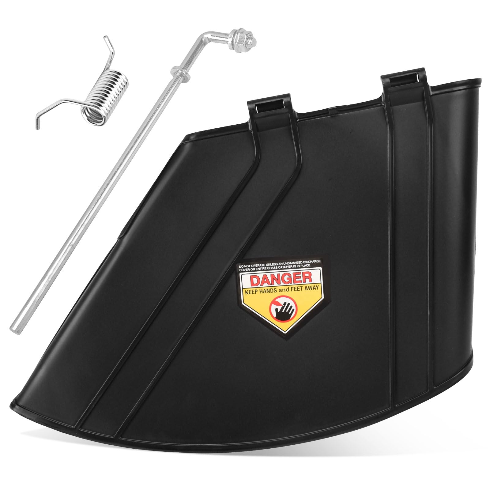 AMTHKNO deflector chute protects mower deck from grass and debris
