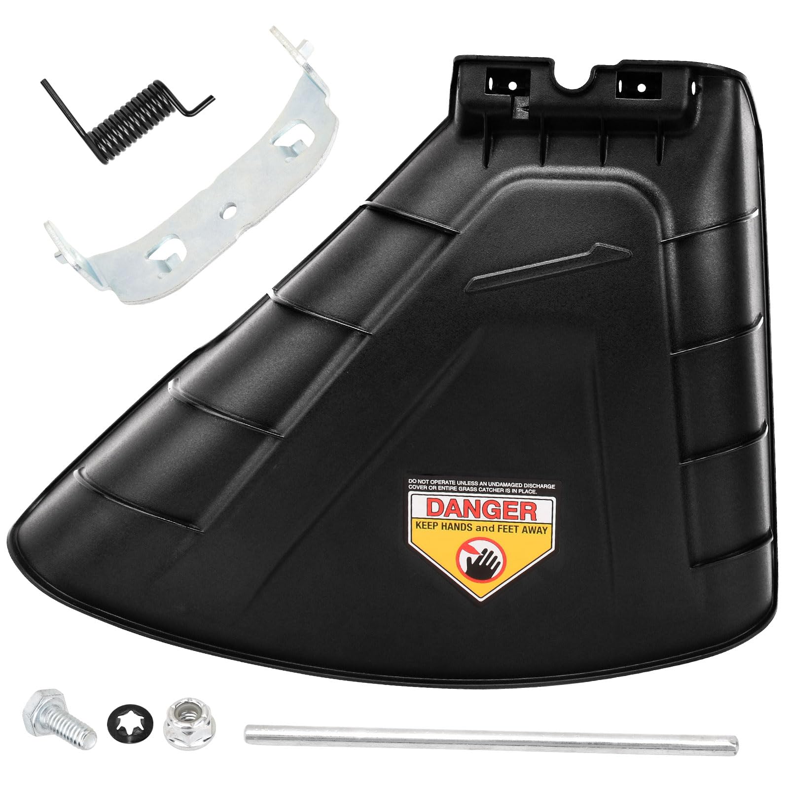 AMTHKNO discharge chute assembly mounted on Cub Cadet for smooth grass discharge.