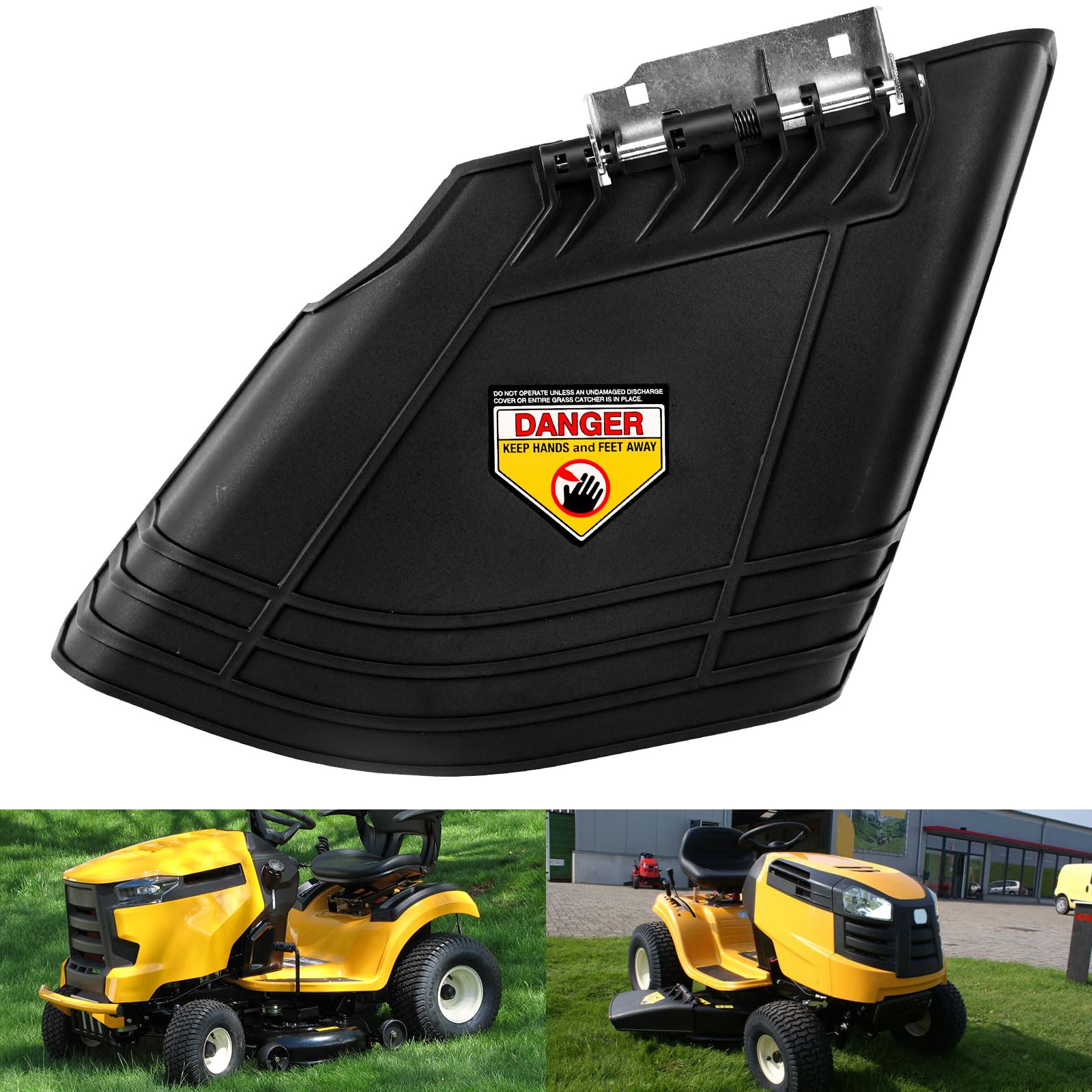 AMTHKNO discharge chute assembly improves mowing airflow and debris control.
