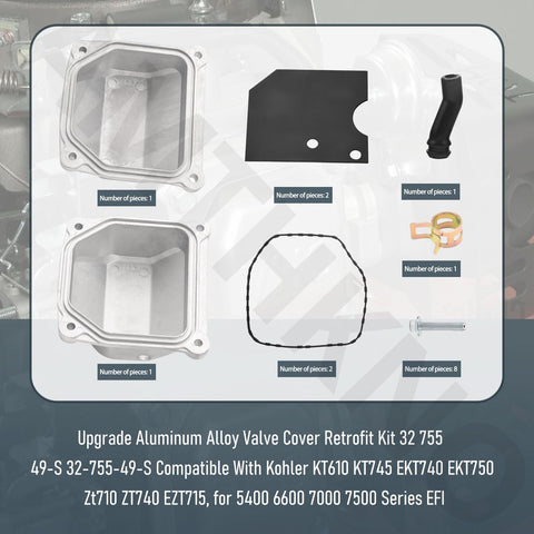AMTHKNO dual valve-cover bundle simplifies replacement and matching components.