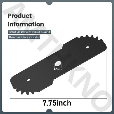AMTHKNO EB-007 blade with wear indicators display for extended blade life.