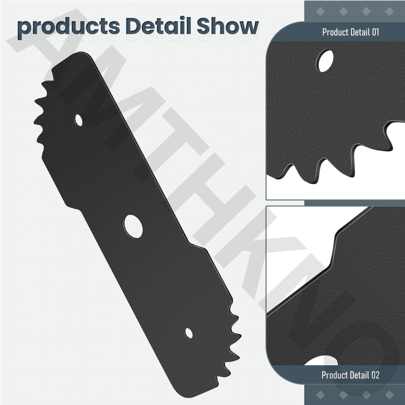 AMTHKNO EB-007 edge hog blade designed for demanding lawn work.