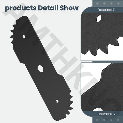 AMTHKNO EB-007 edge hog blade designed for demanding lawn work.