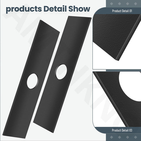 AMTHKNO replacement edger blades for easy edging maintenance