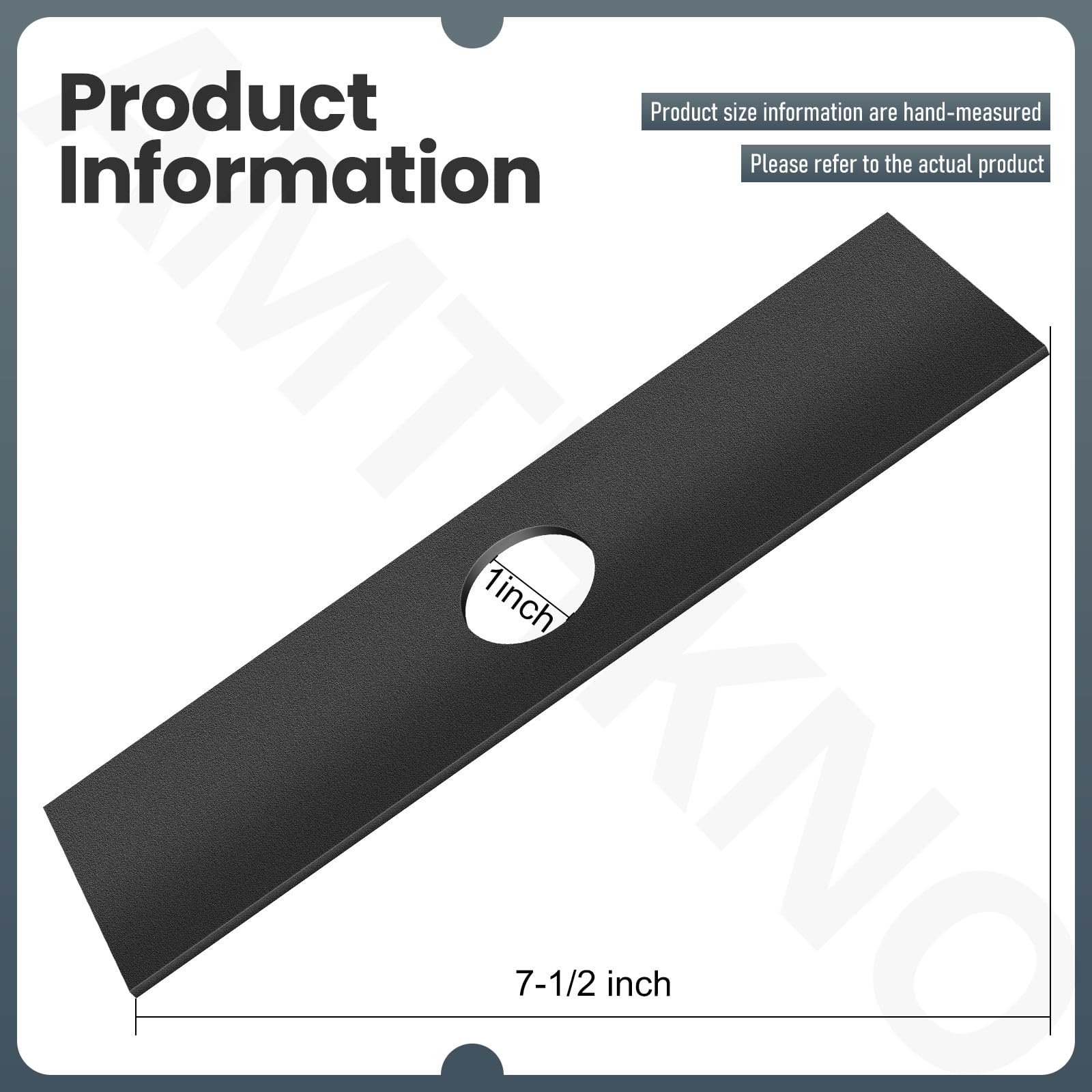 AMTHKNO two-pack edger blades for quick replacement and consistent edging results