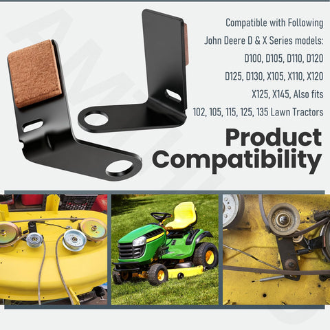 AMTHKNO GY21943A/B in use shows quick replacement on compatible mowers
