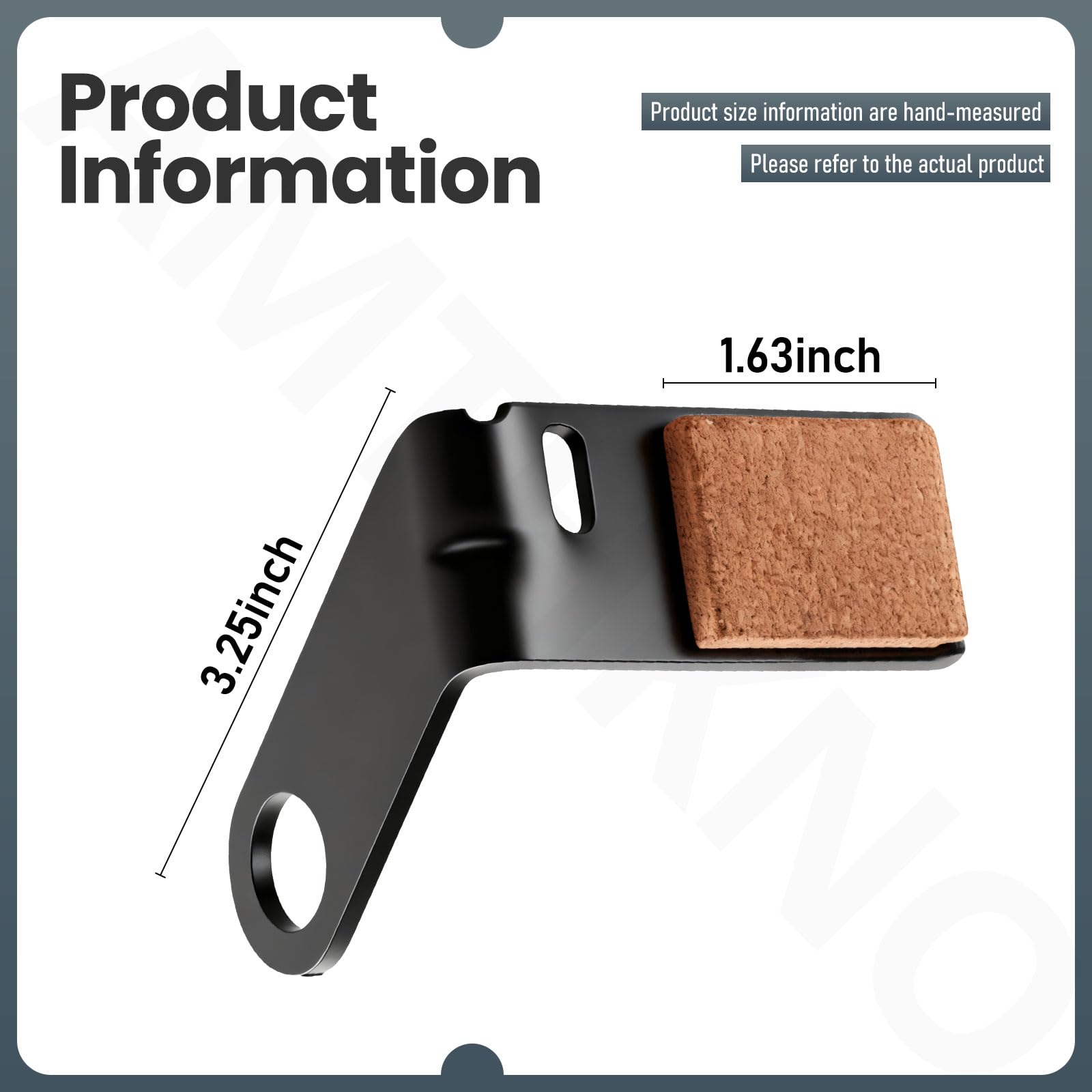 AMTHKNO GY21943B brake pad rear view for smooth mower operation