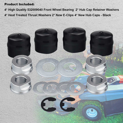 AMTHKNO black hub caps providing a clean finish and protection
