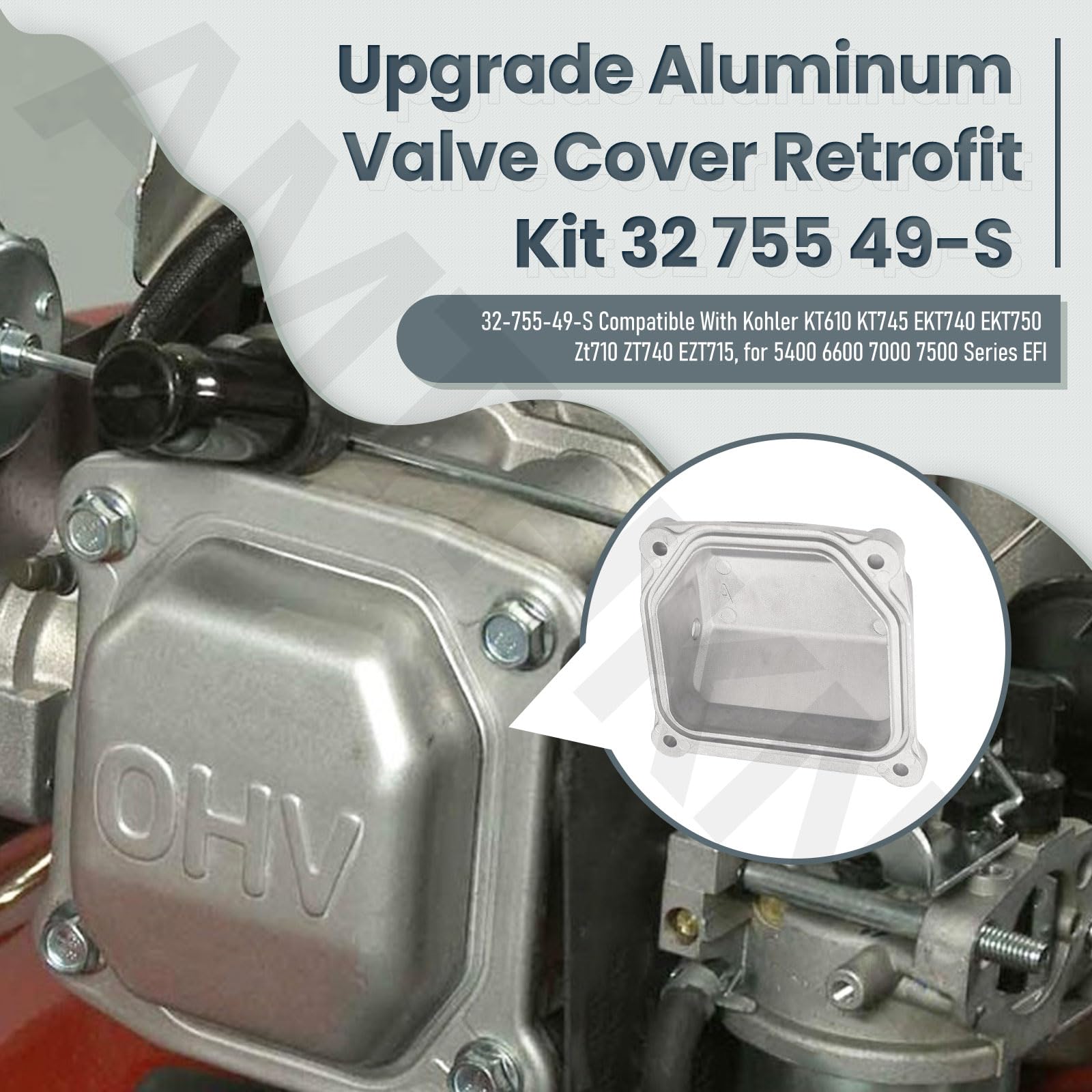AMTHKNO Kohler engine compatibility highlights broad model support.