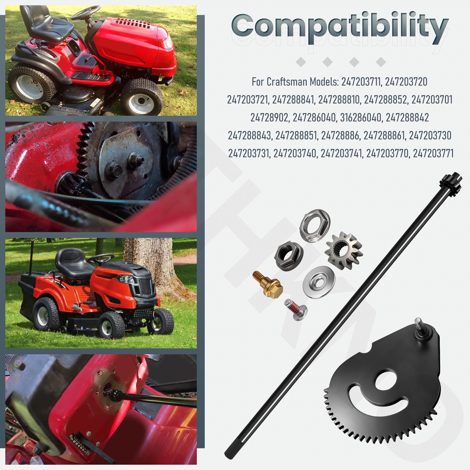 AMTHKNO compatibility image showing MTD and Troy-Bilt model support.