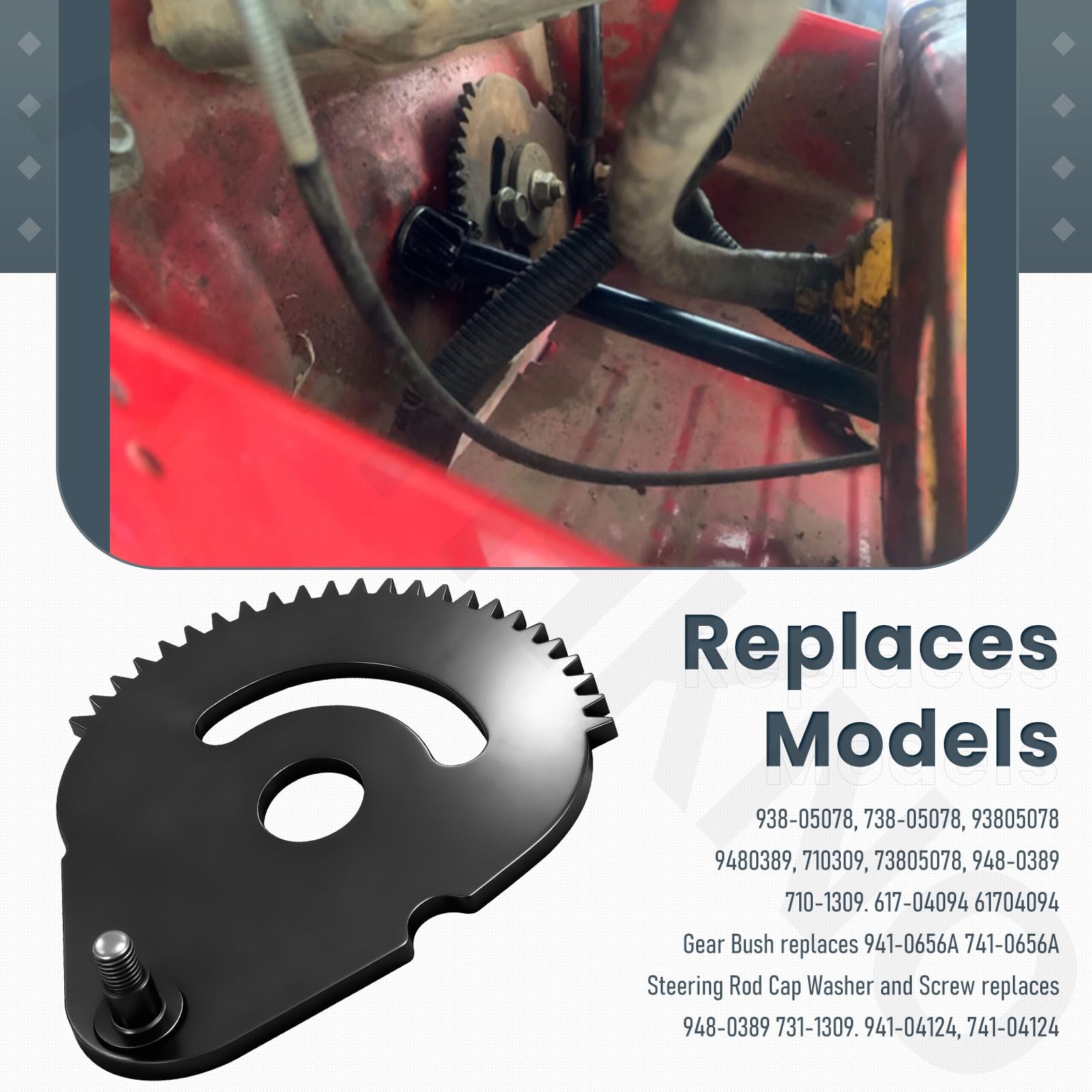 AMTHKNO pinion gear and bushing for precise steering response