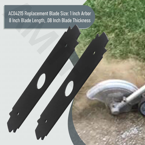 AMTHKNO edger blade highlights two-sided use and extended tool life in tough edging tasks.