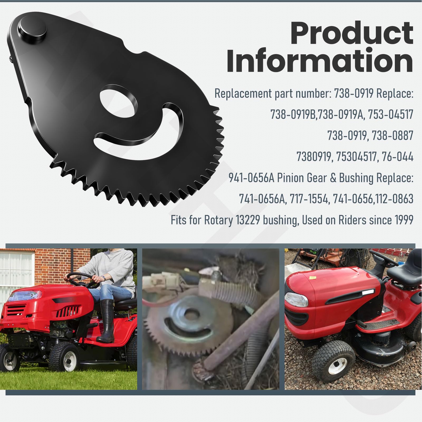AMTHKNO steering rod cap 948-0389 with screw for easy maintenance.