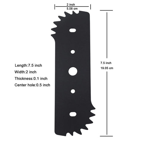 AMTHKNO WA0034 blade compatible with Worx WG896 for reliable performance.