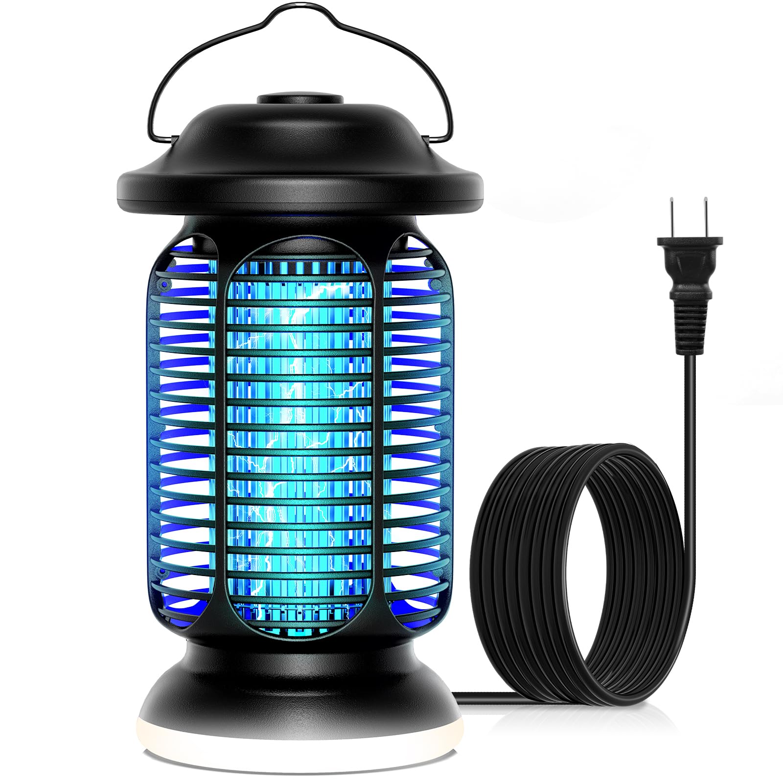 AMUFER Bug Zapper for indoor and outdoor use attracts mosquitoes for patio evenings.