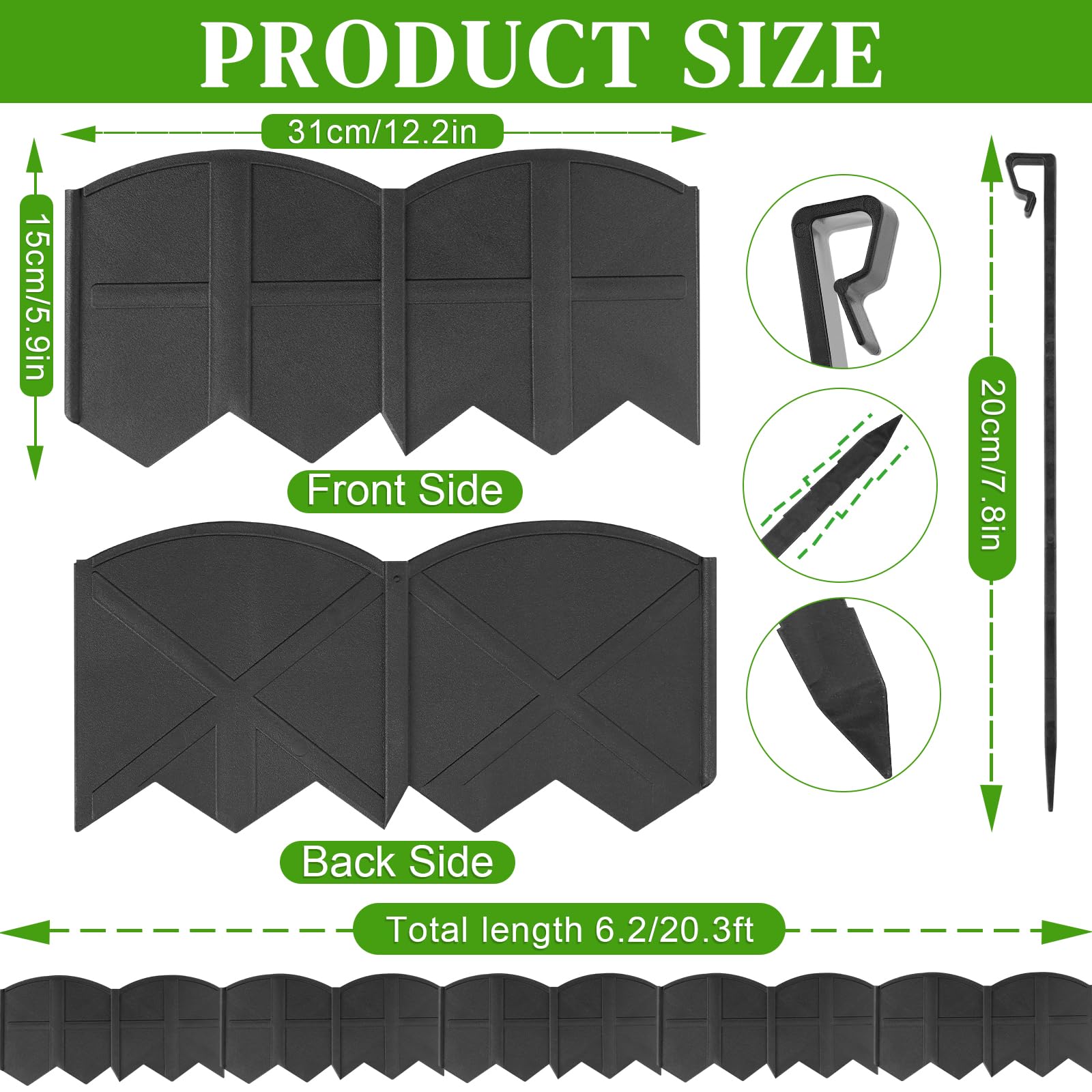 AMURS border kit helps shape lawn and beds with versatile landscaping options.