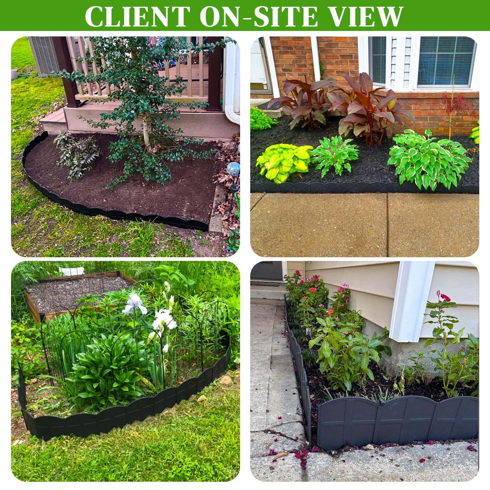AMURS garden edging supports long-term use with protective PP material.