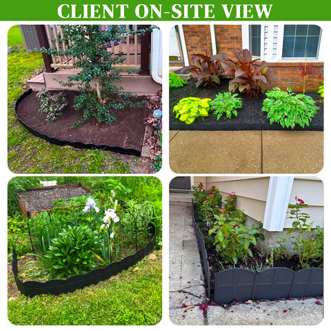 AMURS garden edging supports long-term use with protective PP material.