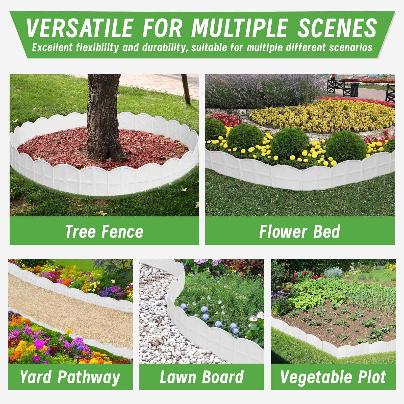 AMURS edging suitable for flower beds sidewalks and rock gardens.