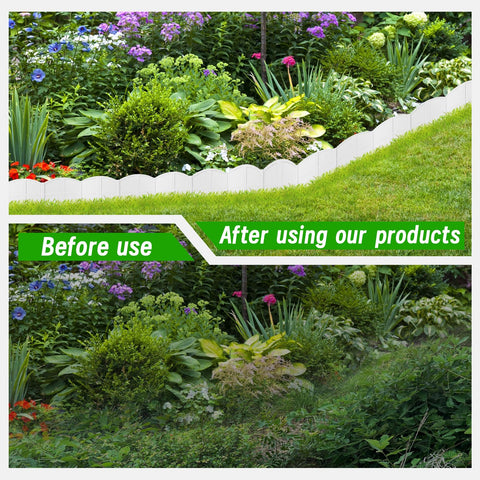 AMURS flower bed edge border suits beds and sidewalks.