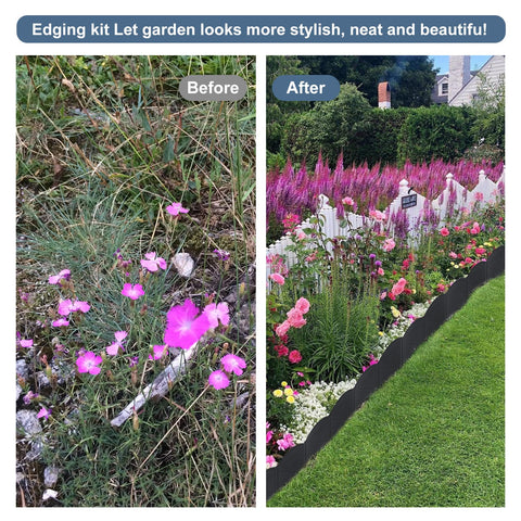 AMURS Garden Edging border definition for lawns, beds, and pathways