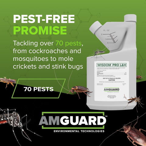 Indoor application scene with Wisdom Pro L&H for pest control.