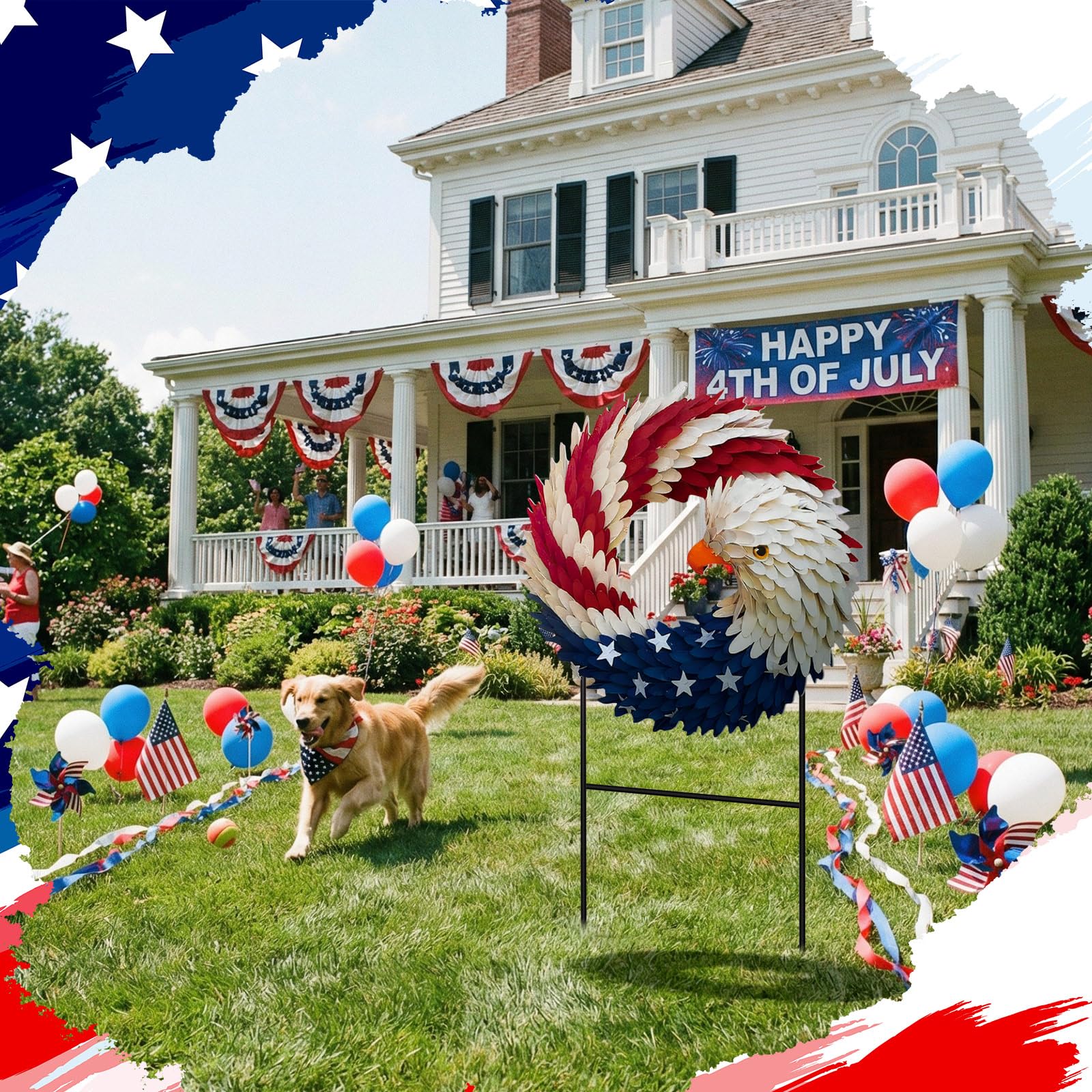Amyhill 250th anniversary garden sign adds retro charm to lawns and patios