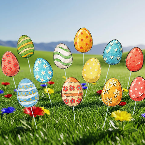 Amyhill Easter Egg Planter Stake party favor adds cheer to celebrations.