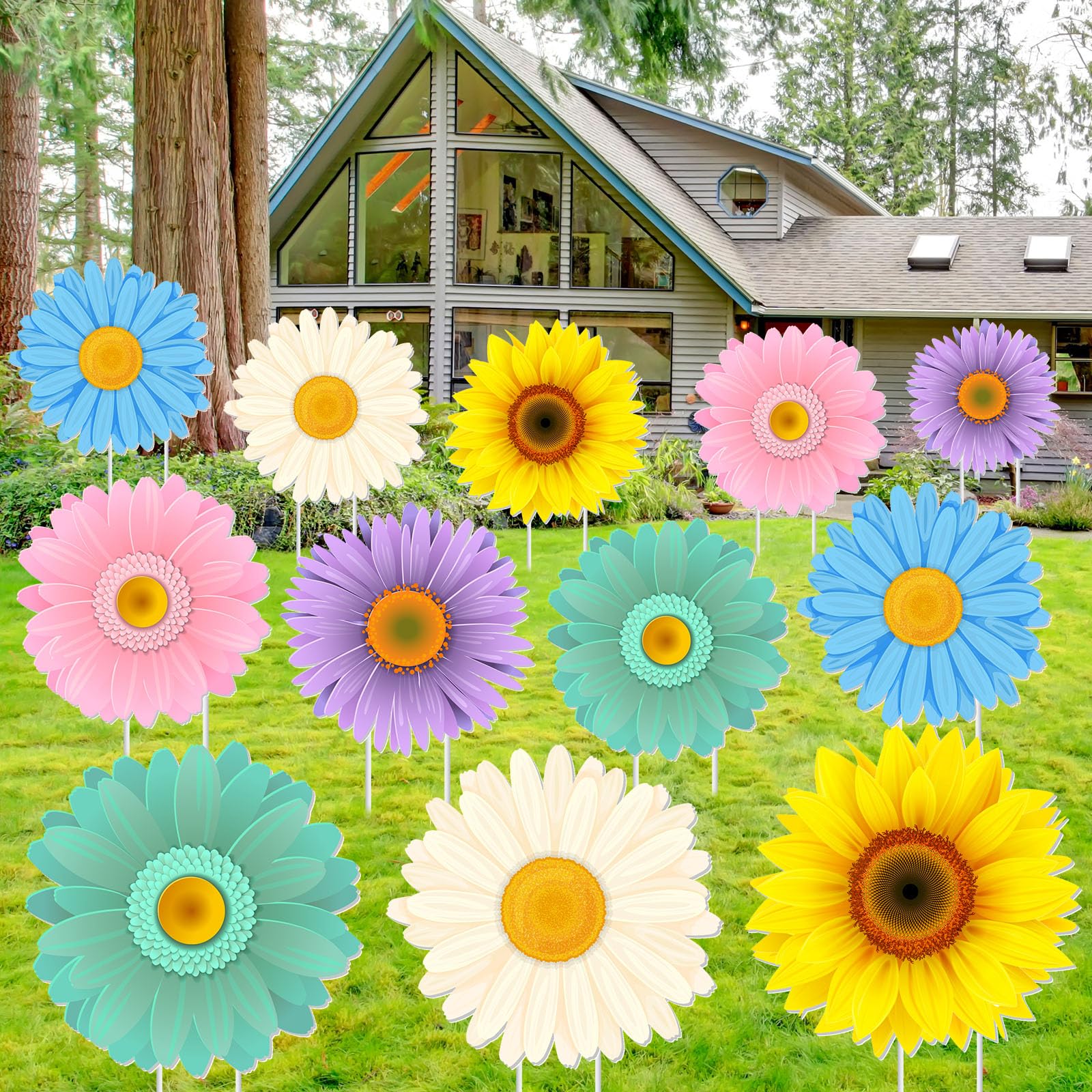 Amyhill easy-install yard decor to brighten entryways
