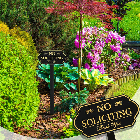 Amyhill yard sign with stake suits fence or wall displays.