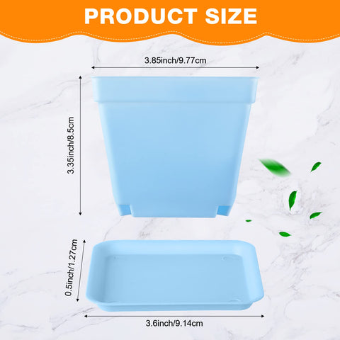 Amyhill plastic plant pot with saucer supports neat, mess-free indoor gardening.