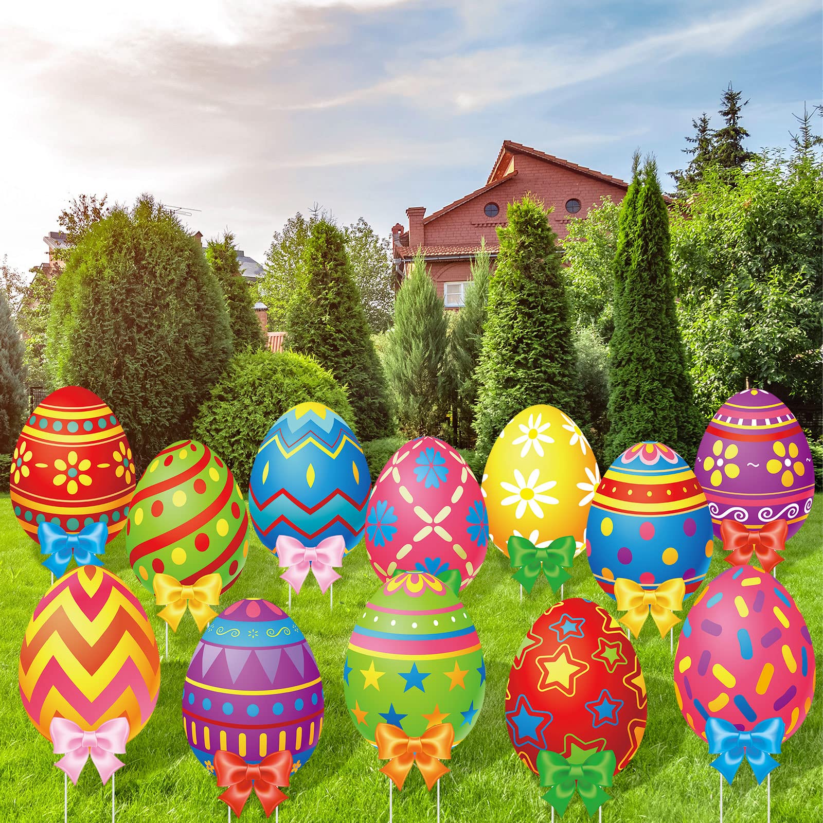 Amyhill ready-to-assemble eggs decor for easy seasonal display.