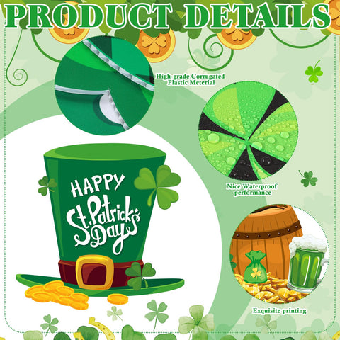Amyhill horseshoe yard sign provides a classic Irish luck accent.