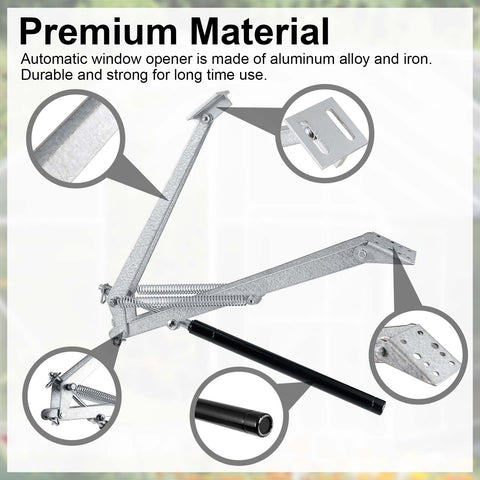 Amylove aluminium alloy construction for durable vent openers.