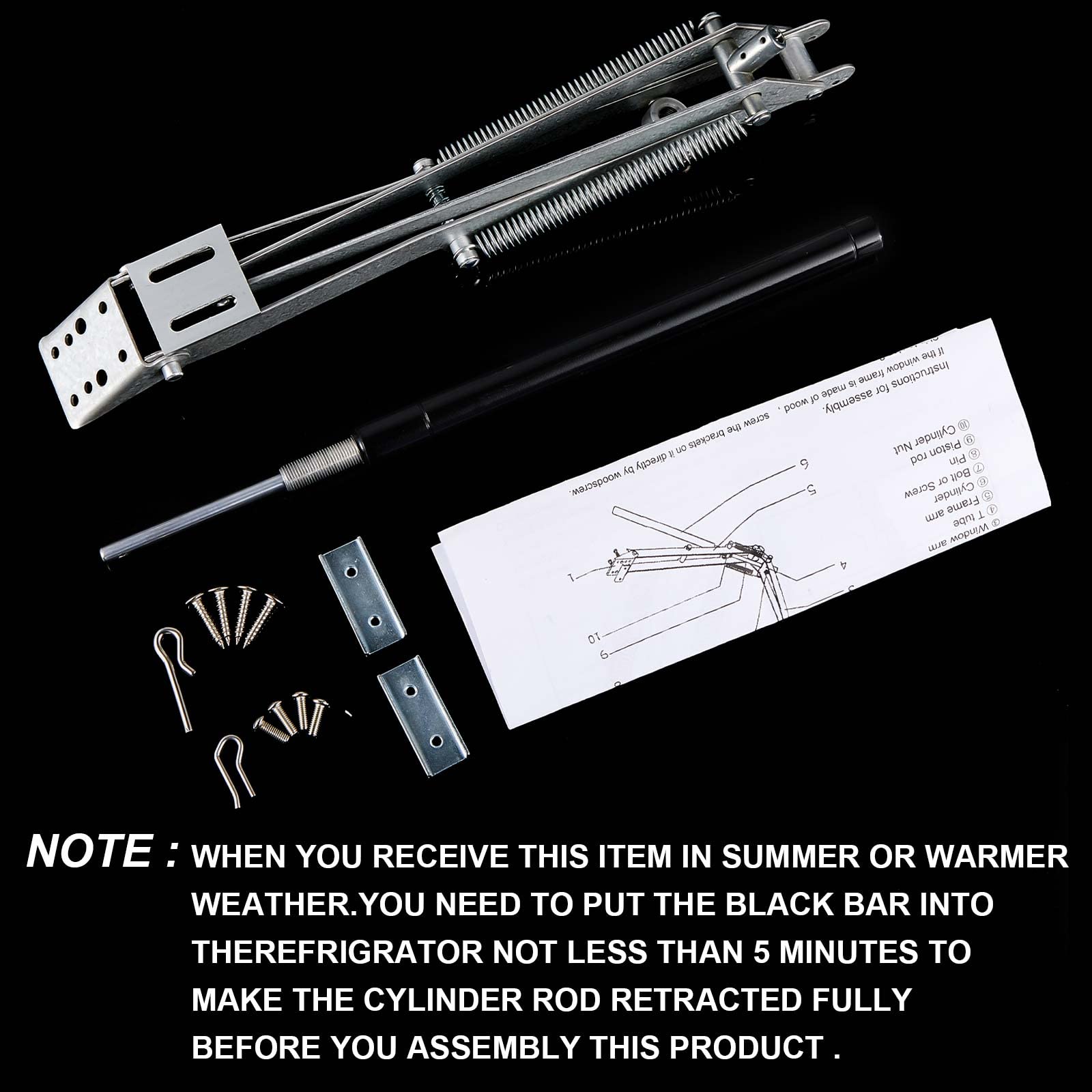 Amylove easy-installation accessories shown for quick greenhouse setup