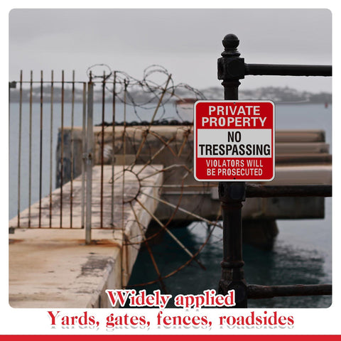 Amylove private property sign ideal for yards, gardens, and gates.