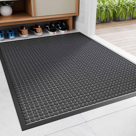 Amyracel entrance mat 48x72 with a low-profile design that won’t obstruct door movement.