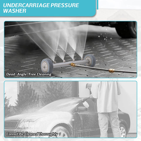 AMZCOM quick-connect system for fast setup with pressure washers