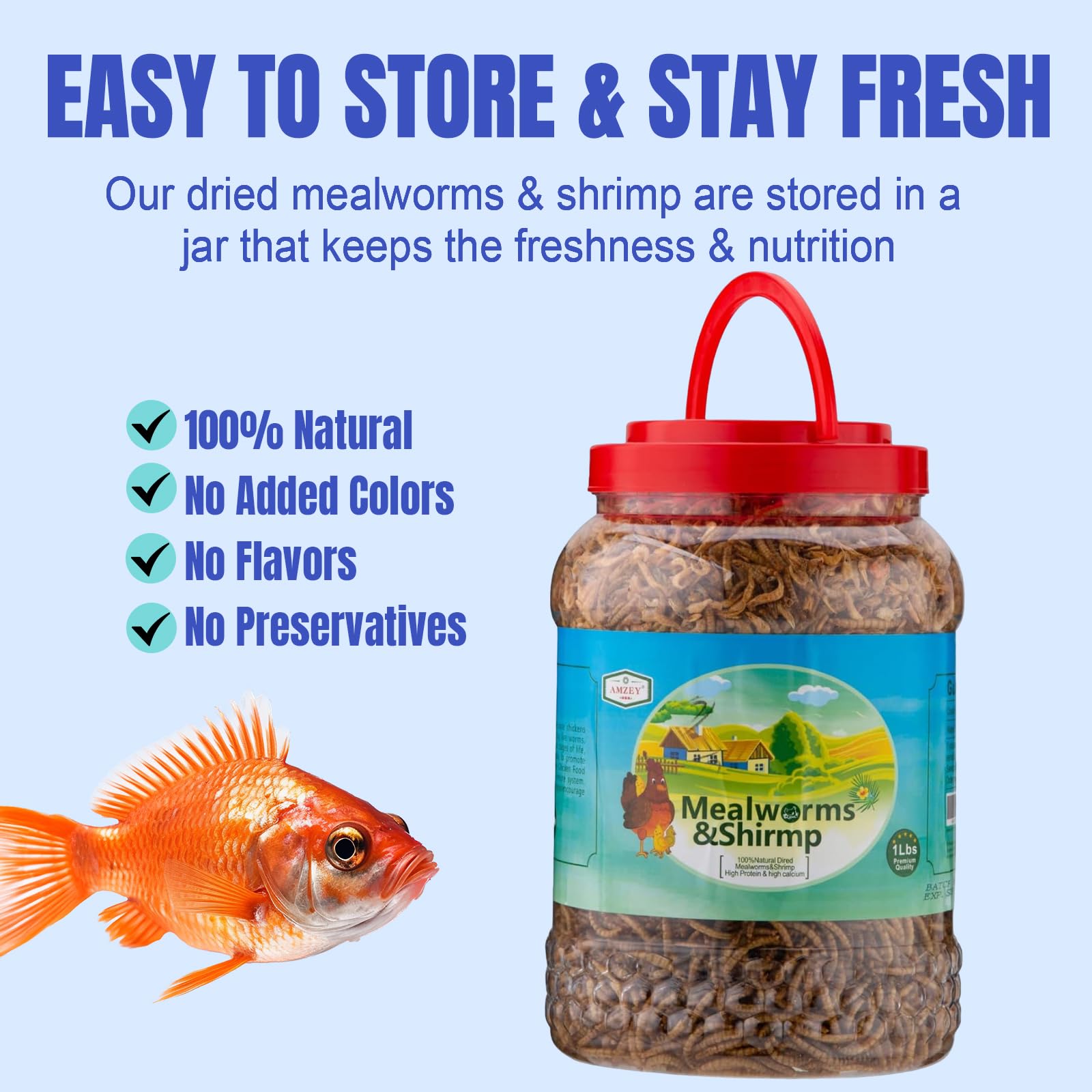 Amzey non-GMO snack for poultry lovers seeking quality nutrition.