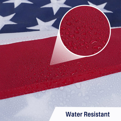 AMZFLAG flag features brass grommets and reinforced header for secure installation.