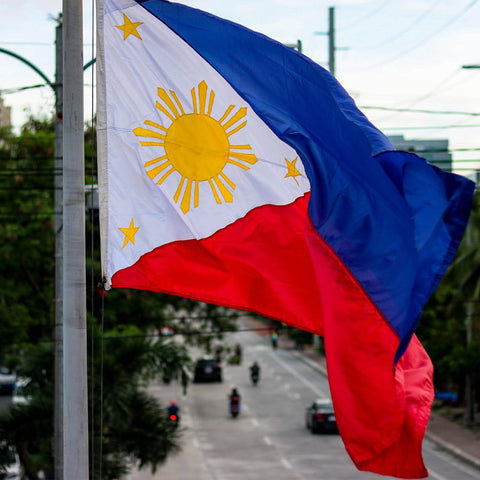 AMZFLAG seaworthy flag, designed to resist sea breeze and preserve color.