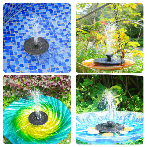 AMZtime garden-pond setup adds dynamic water movement to outdoor ponds and features.