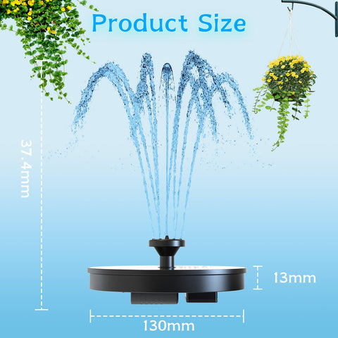 AMZtime garden pond fountain setup shown for easy installation