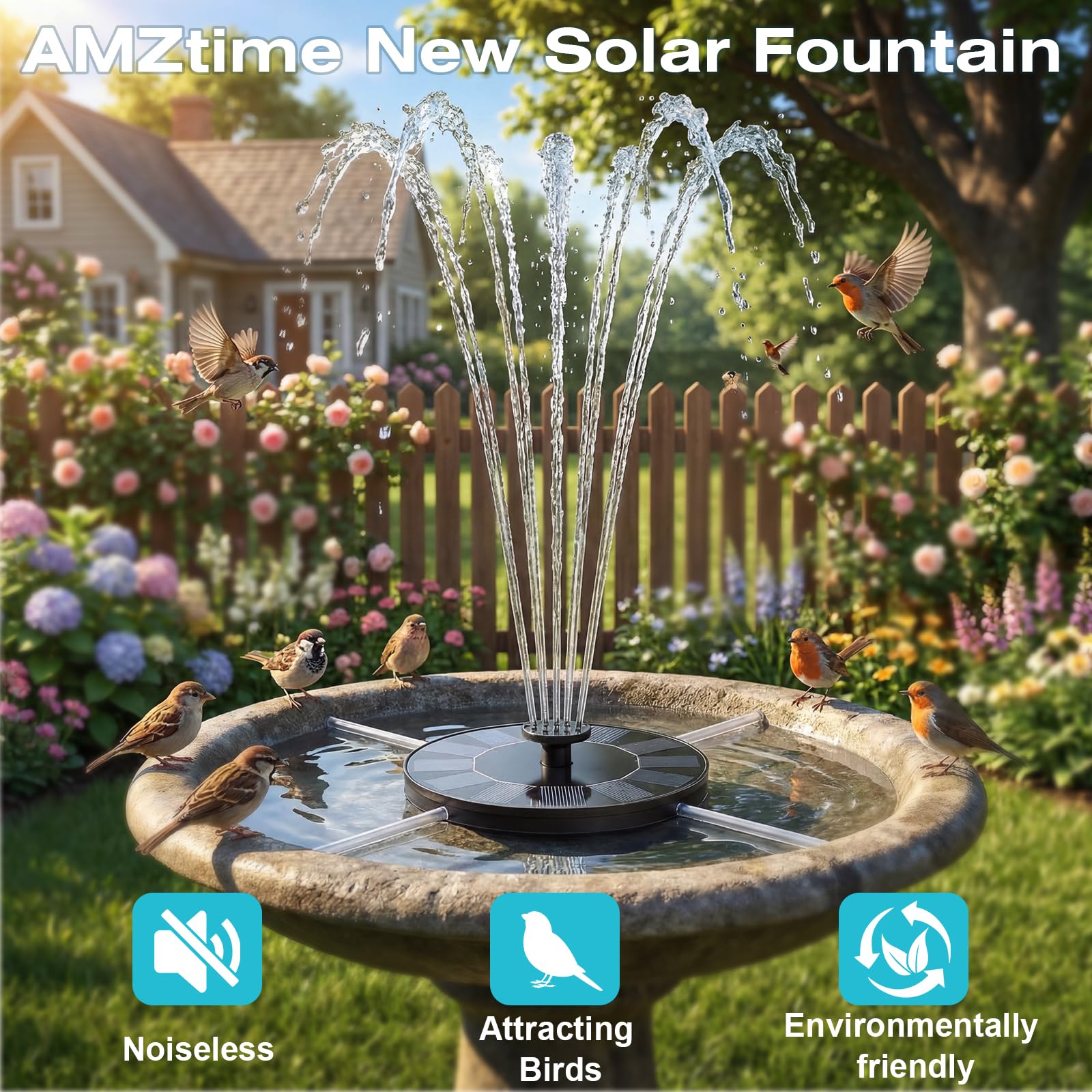 AMZtime six-nozzle system offers versatile spray styles for customization.