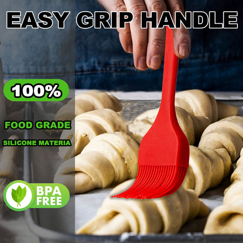 Anaeat versatile silicone brush ideal for grilling and baking tasks.