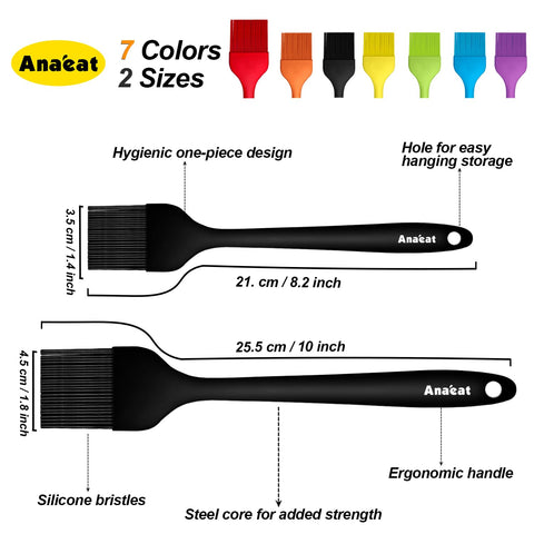 Anaeat two-pack storage option keeps brushes organized.