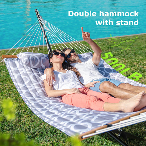 ANAGOO hammock with balance strap for improved stability during lounging