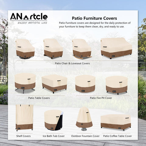 ANartcle cover side view shields patio chairs in any weather