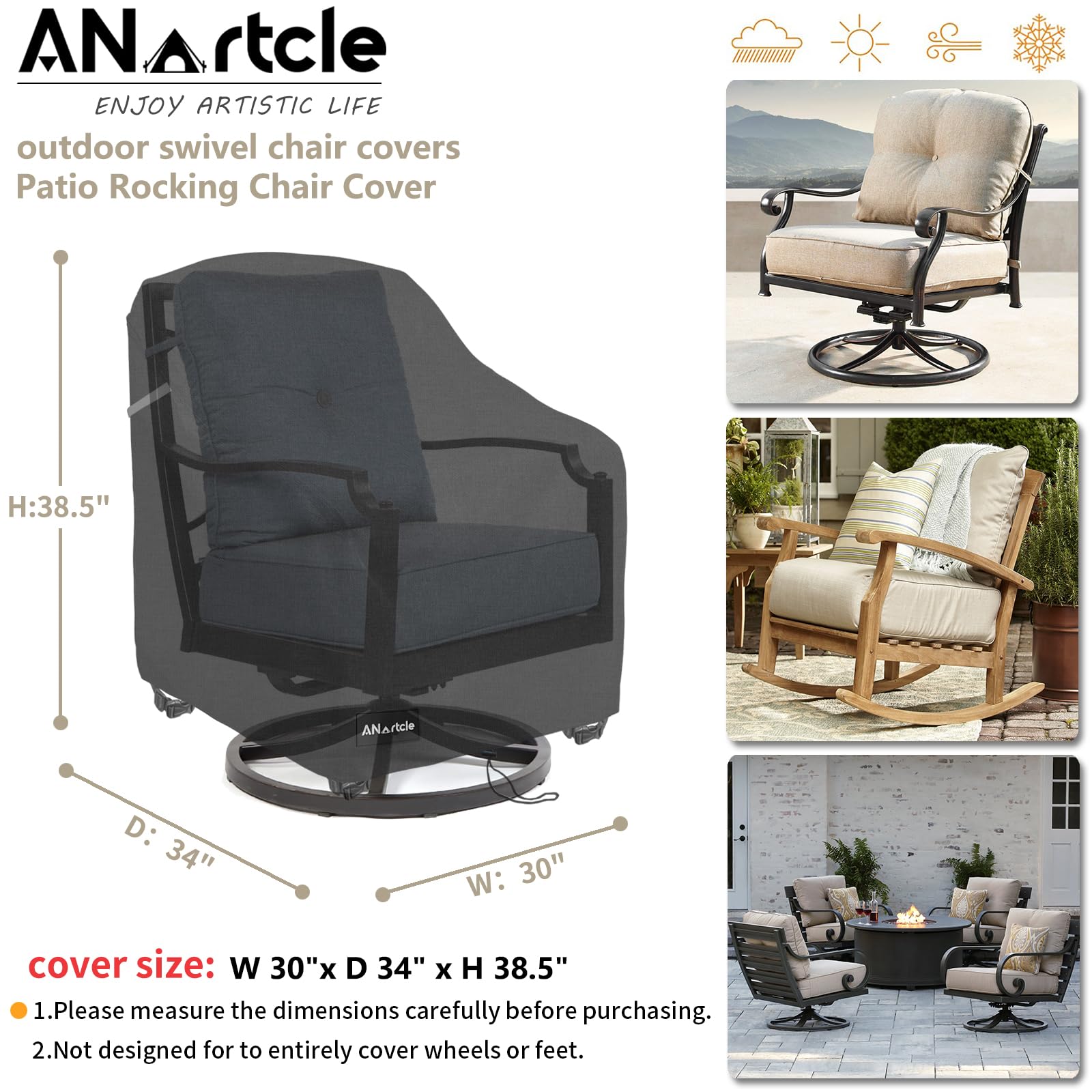 ANartcle elastic hem cord ensures a tight, custom-like fit