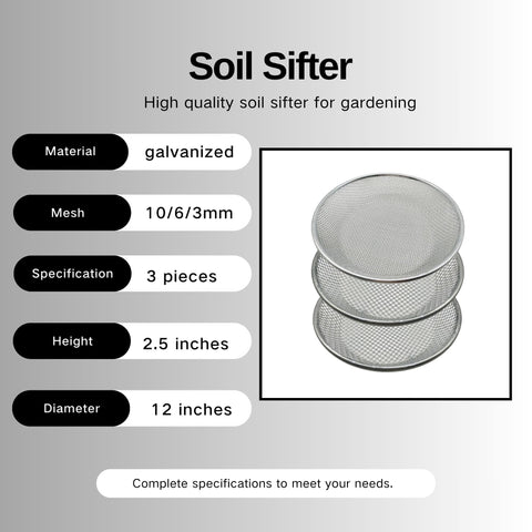 Anbadum easy-clean design simplifies maintenance after sieving tasks.